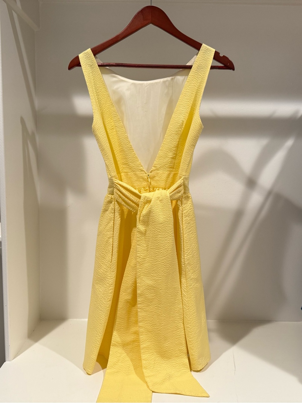 Lauren James Yellow Seersucker Dress - Picture 2 of 8